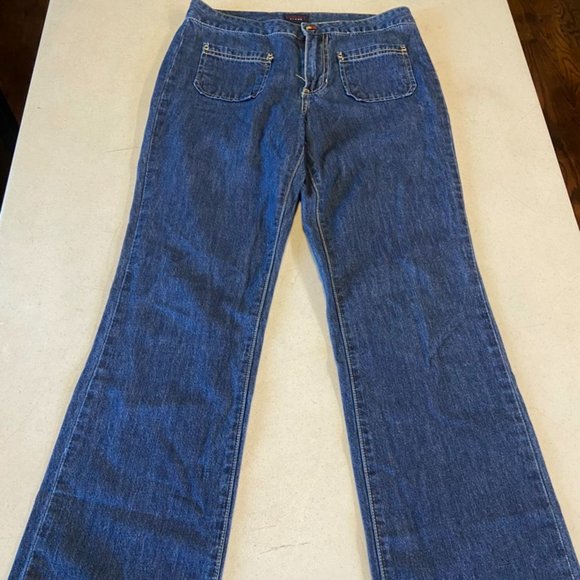 Vintage Tommy Jeans Hilfiger Flare Style Y2K Size 5 Front Pockets - Picture 1 of 7